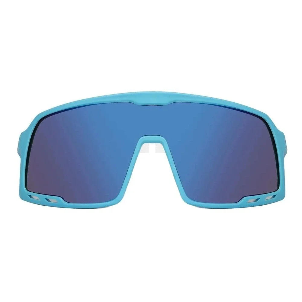 Oversized Sunglasses Blue Mirrored‎ Lens Shield Visor Sport Cycling Sunny Beach